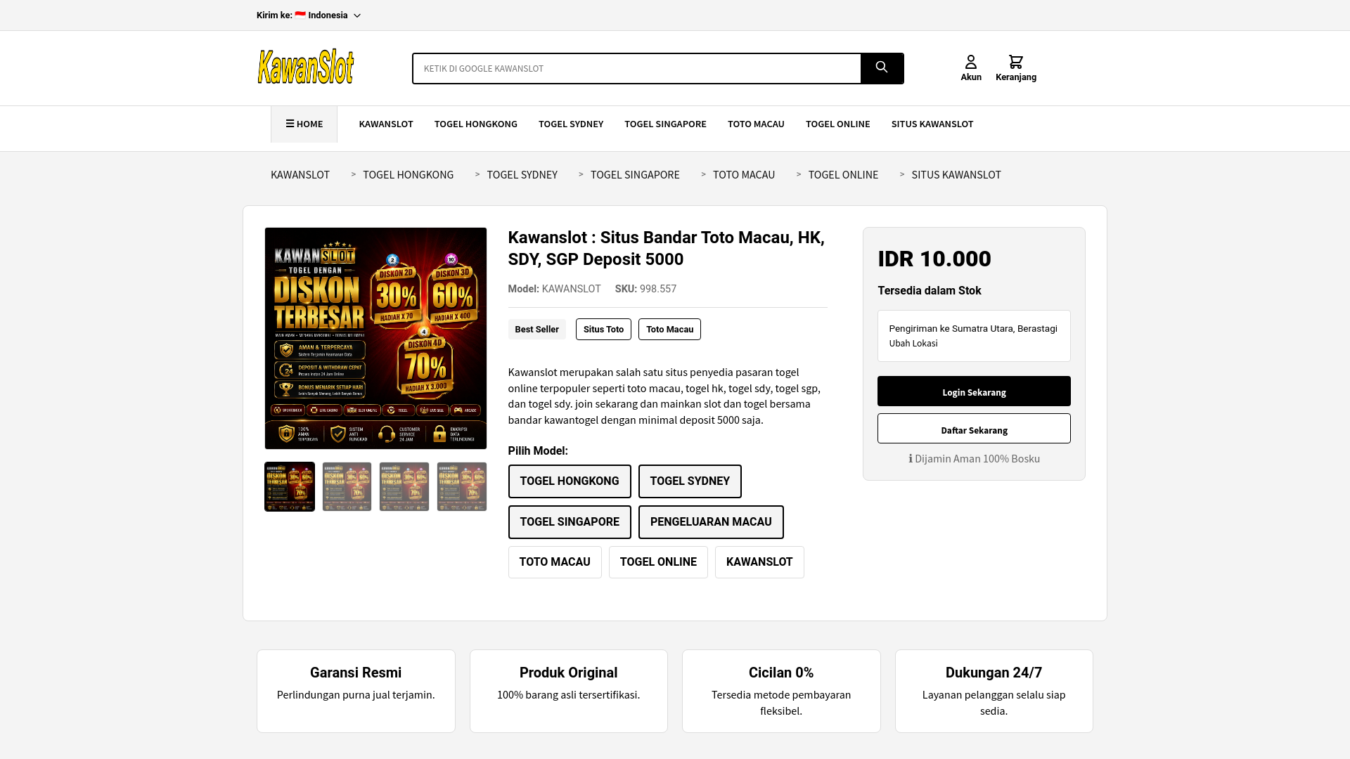 Website screenshot