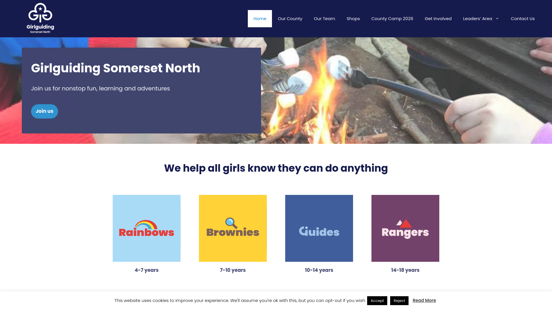 Website screenshot