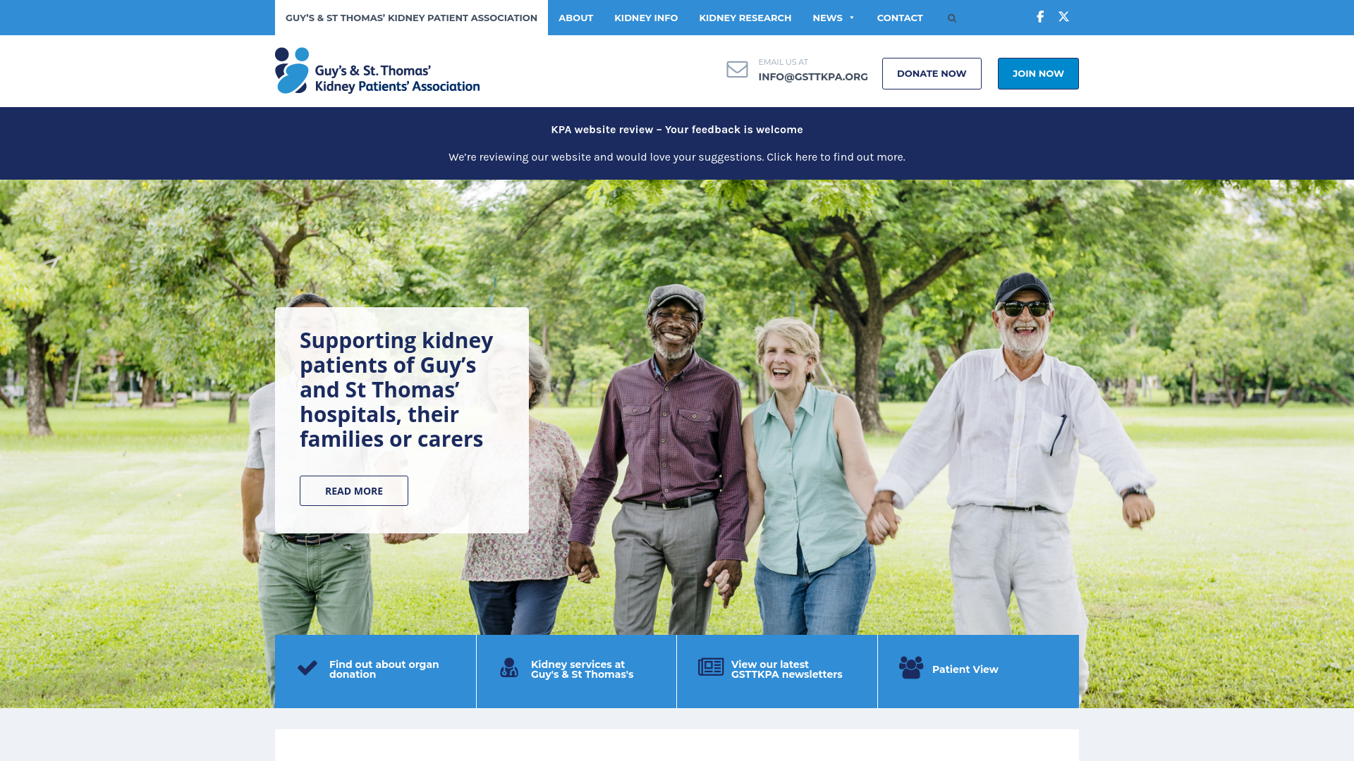 Website screenshot
