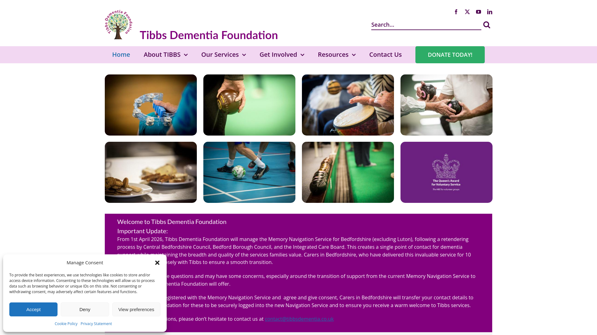 Website screenshot