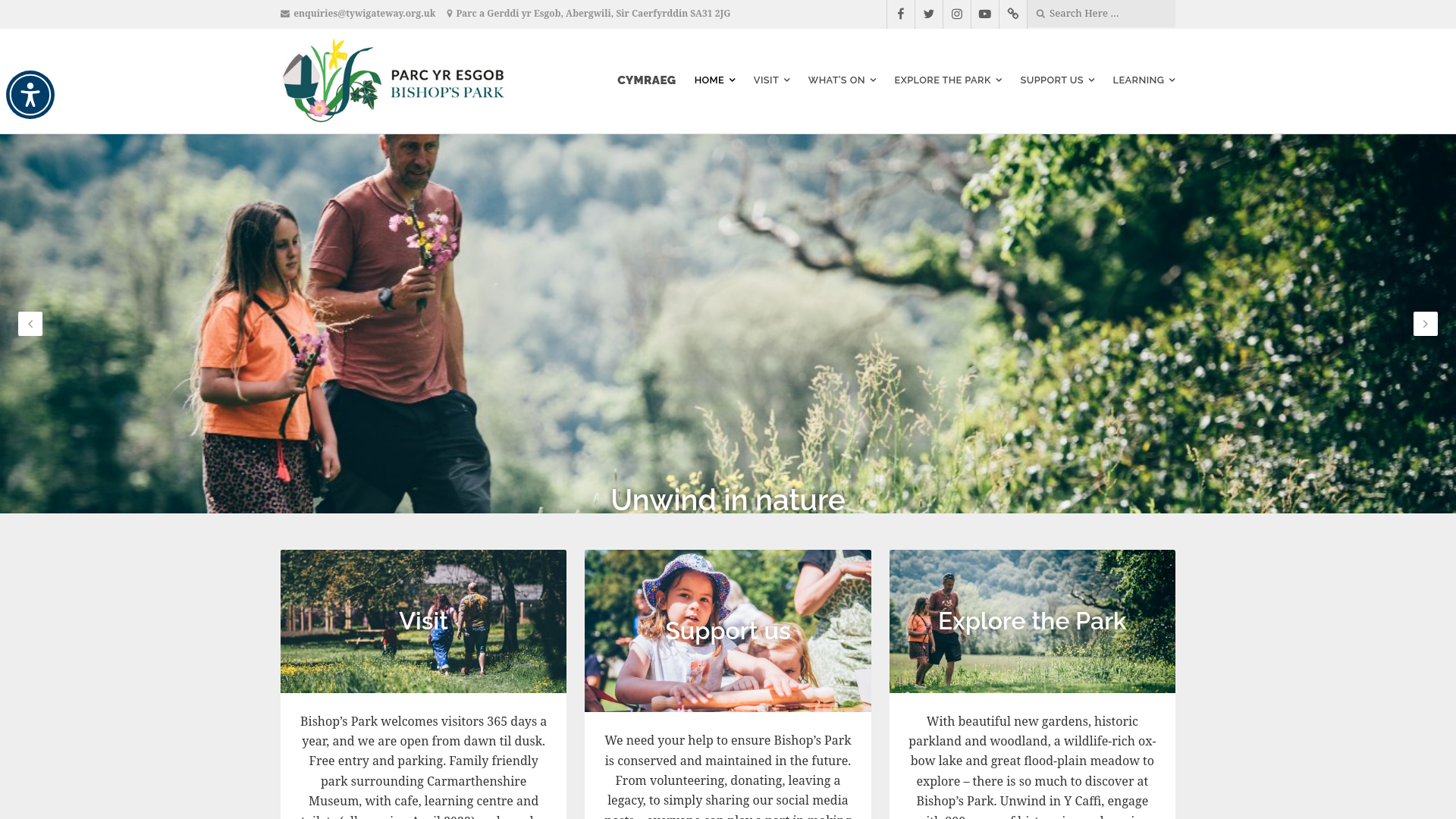 Website screenshot