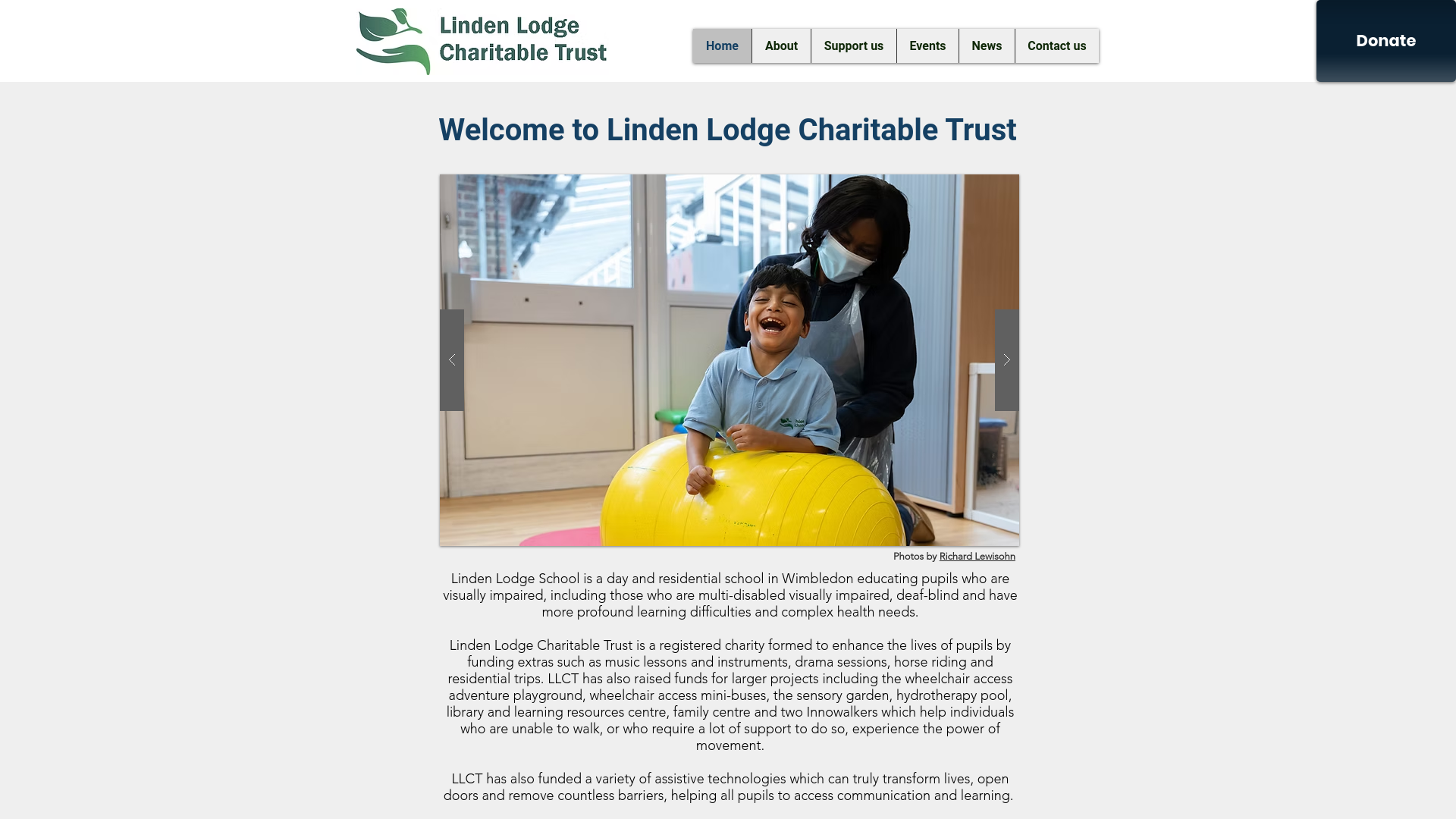 Website screenshot