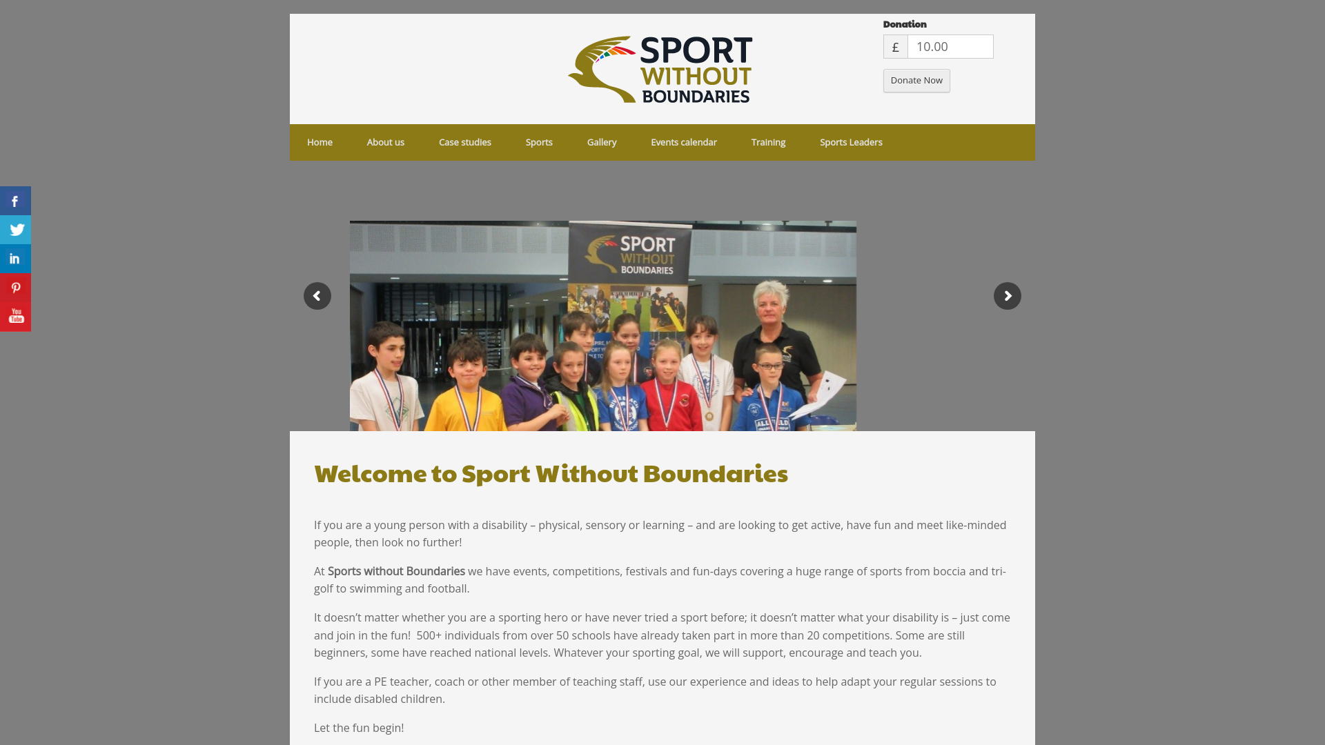 Website screenshot