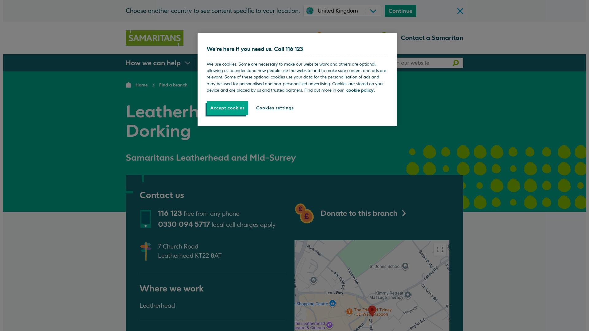 Website screenshot