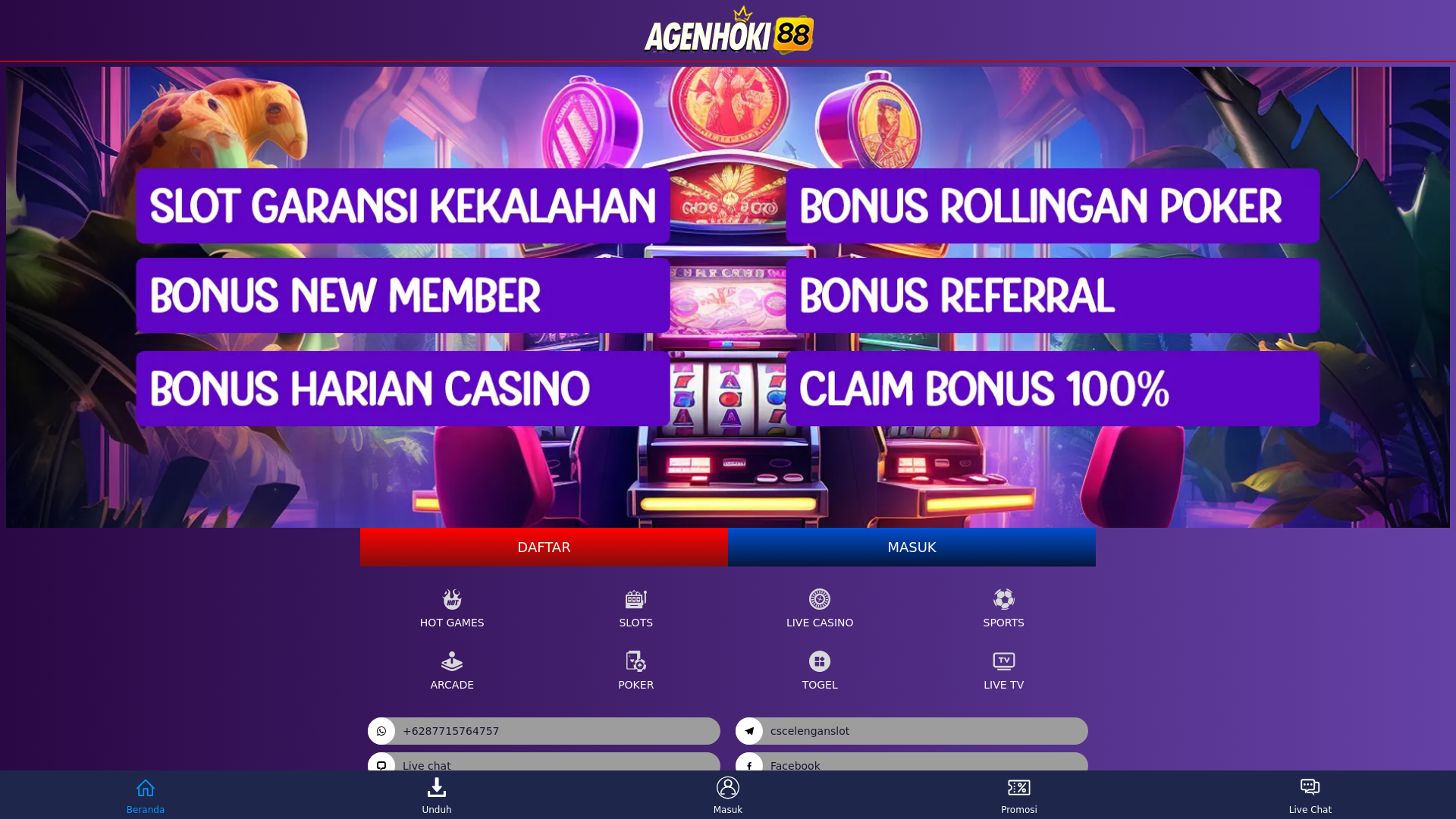 Website screenshot