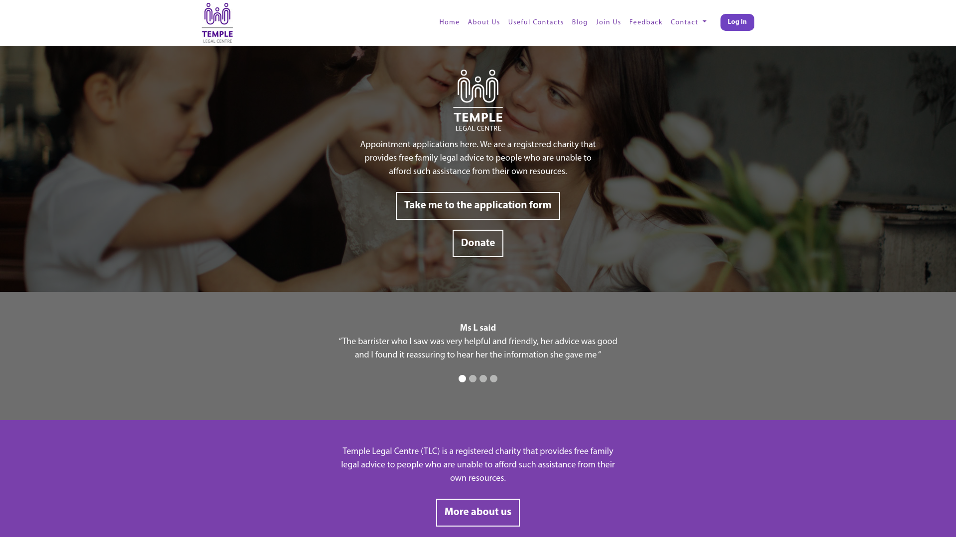 Website screenshot
