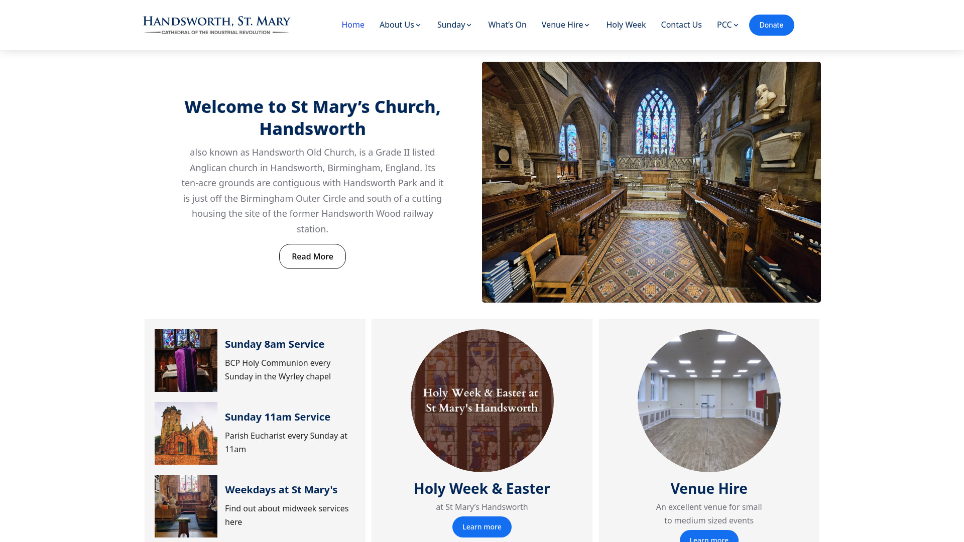 Website screenshot
