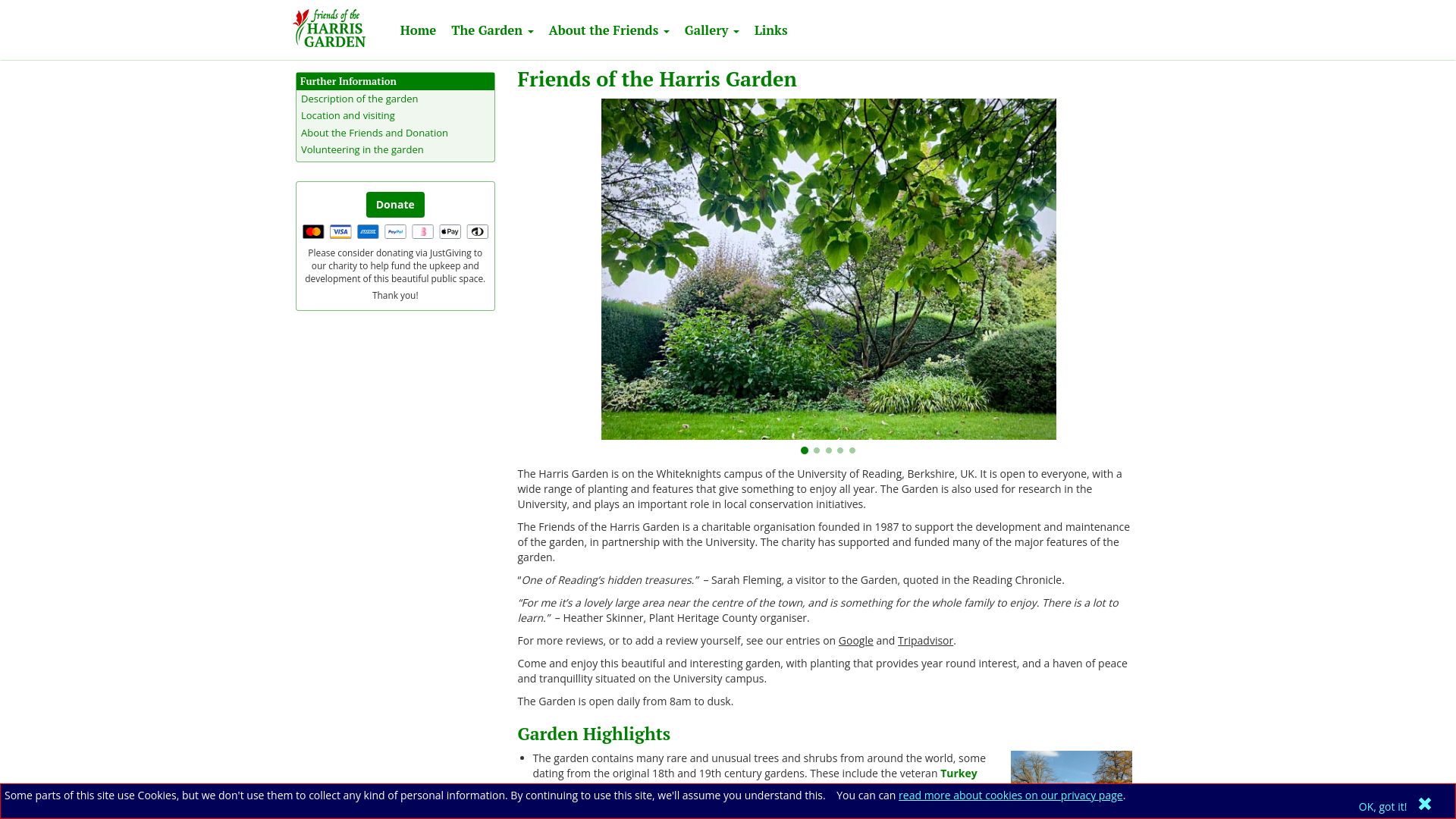 Website screenshot