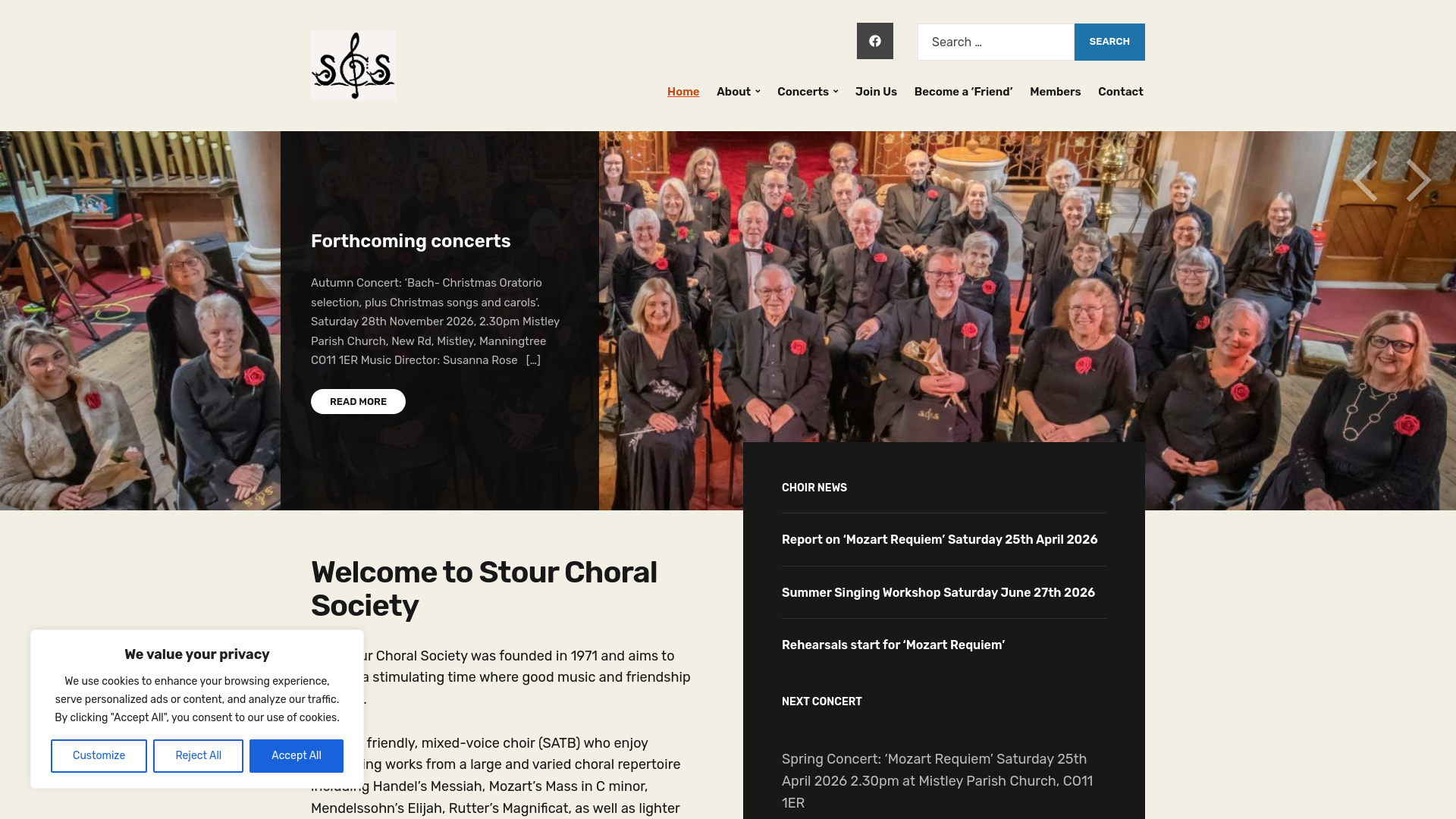 Website screenshot