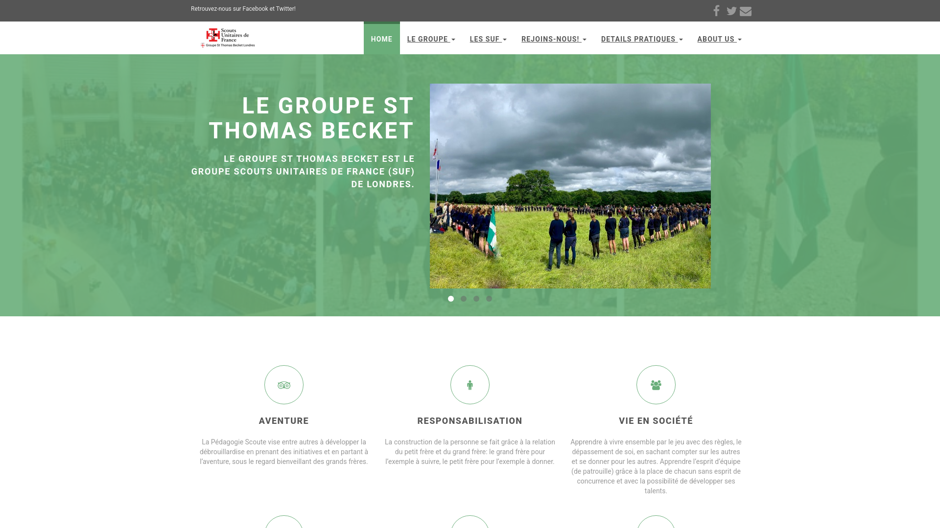 Website screenshot