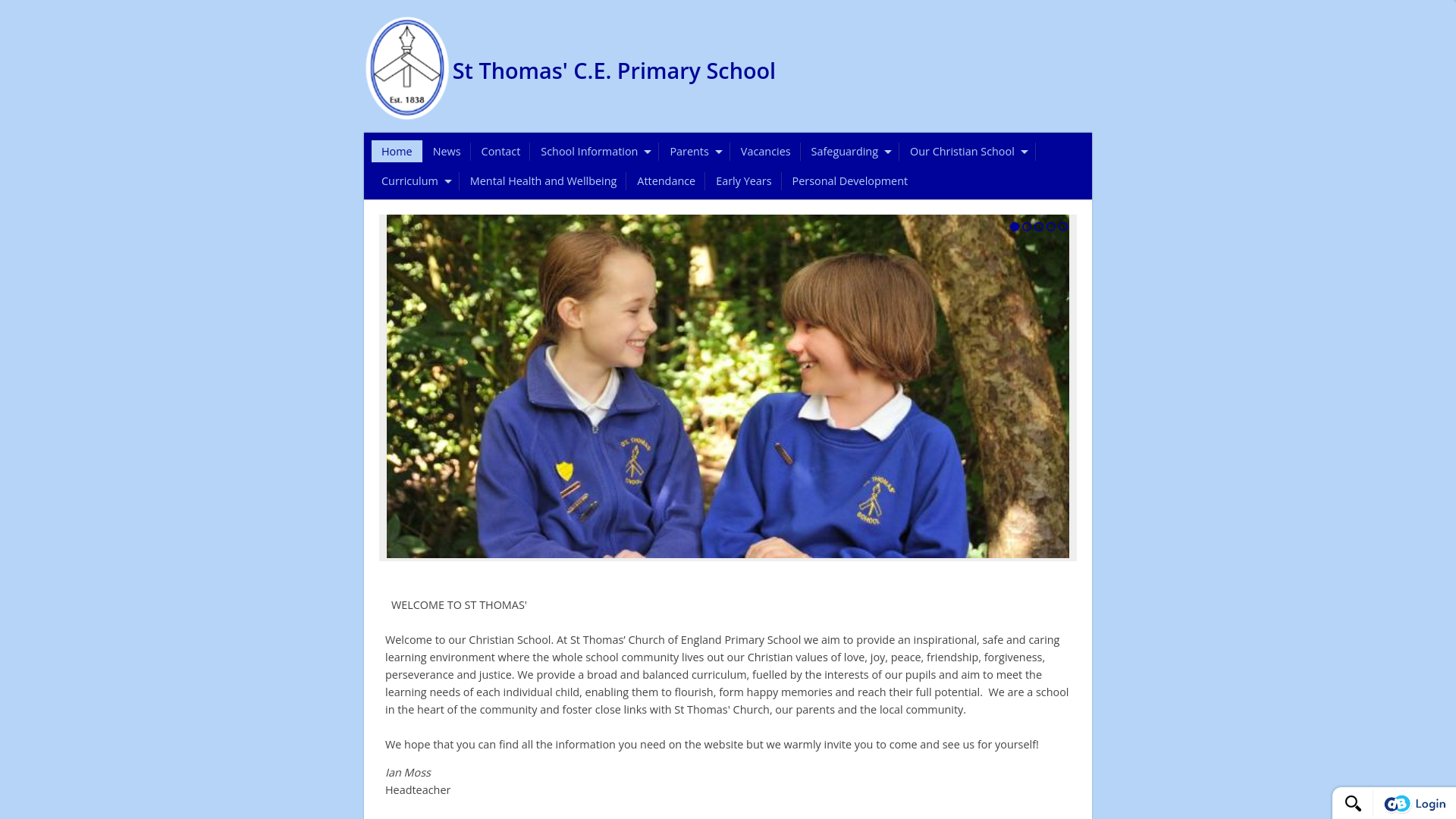 Website screenshot