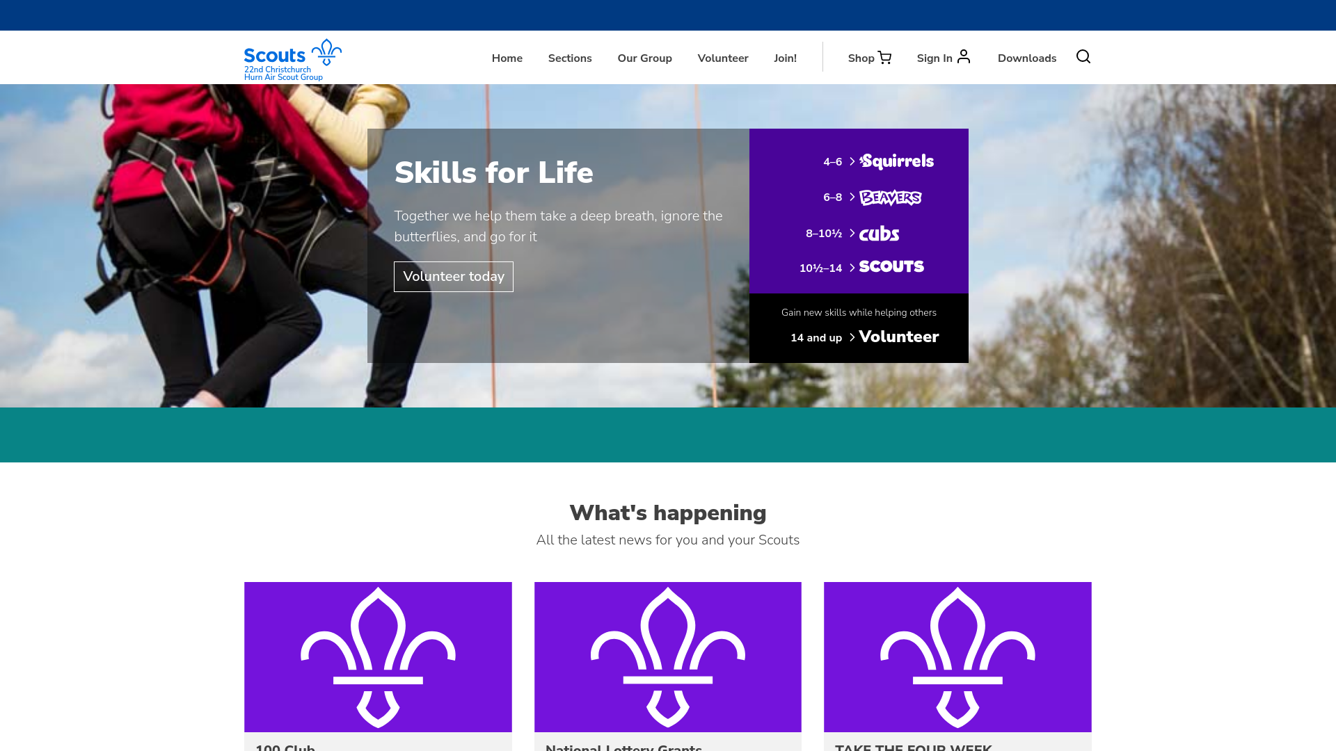 Website screenshot