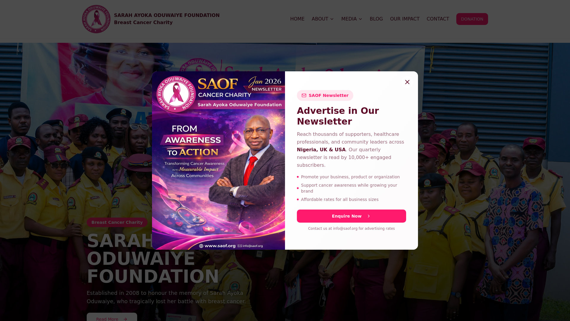 Website screenshot