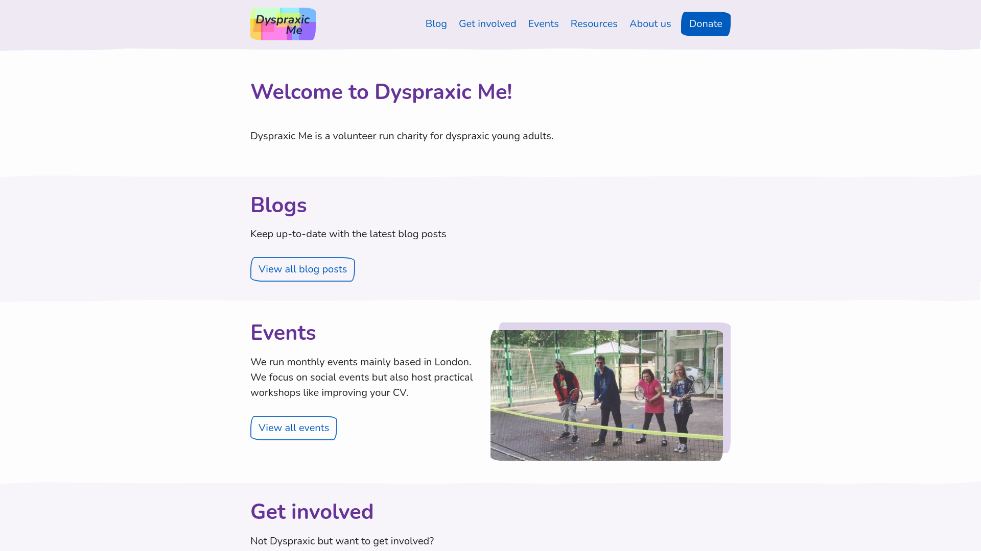 Website screenshot