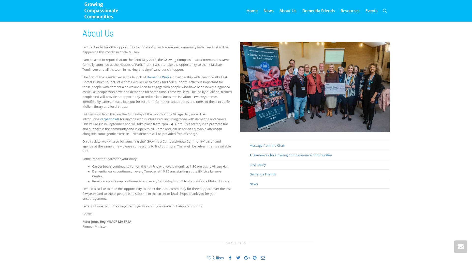 Website screenshot