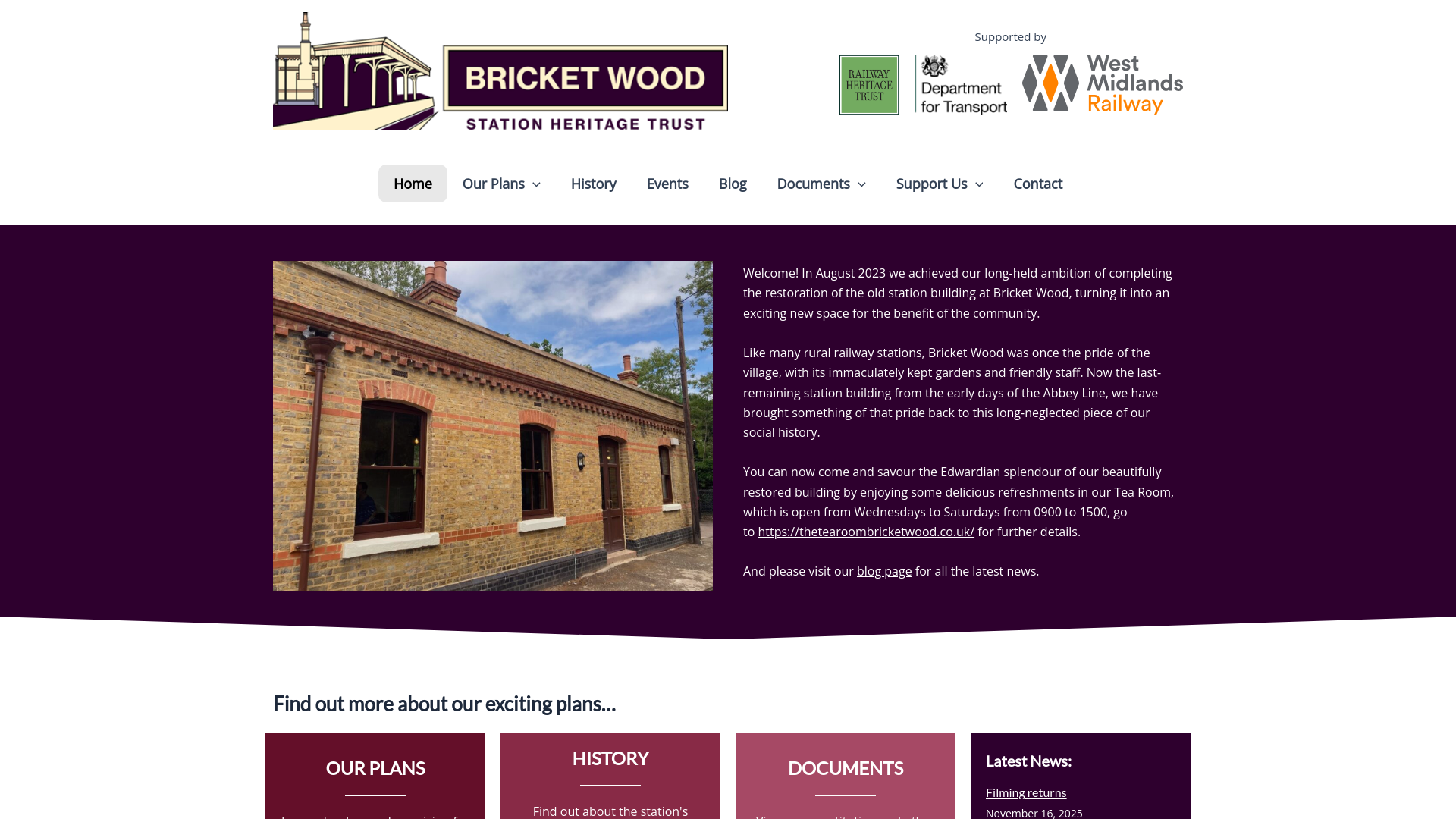 Website screenshot