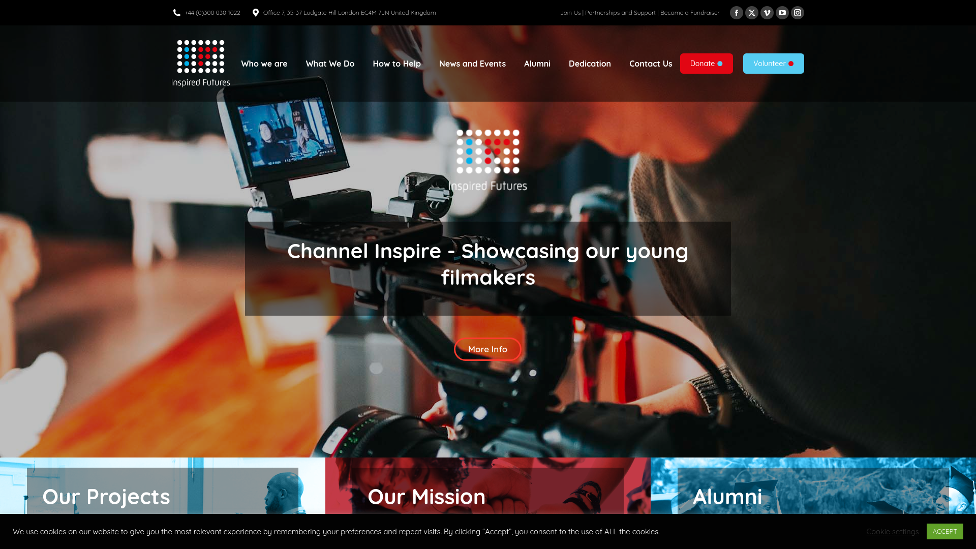 Website screenshot