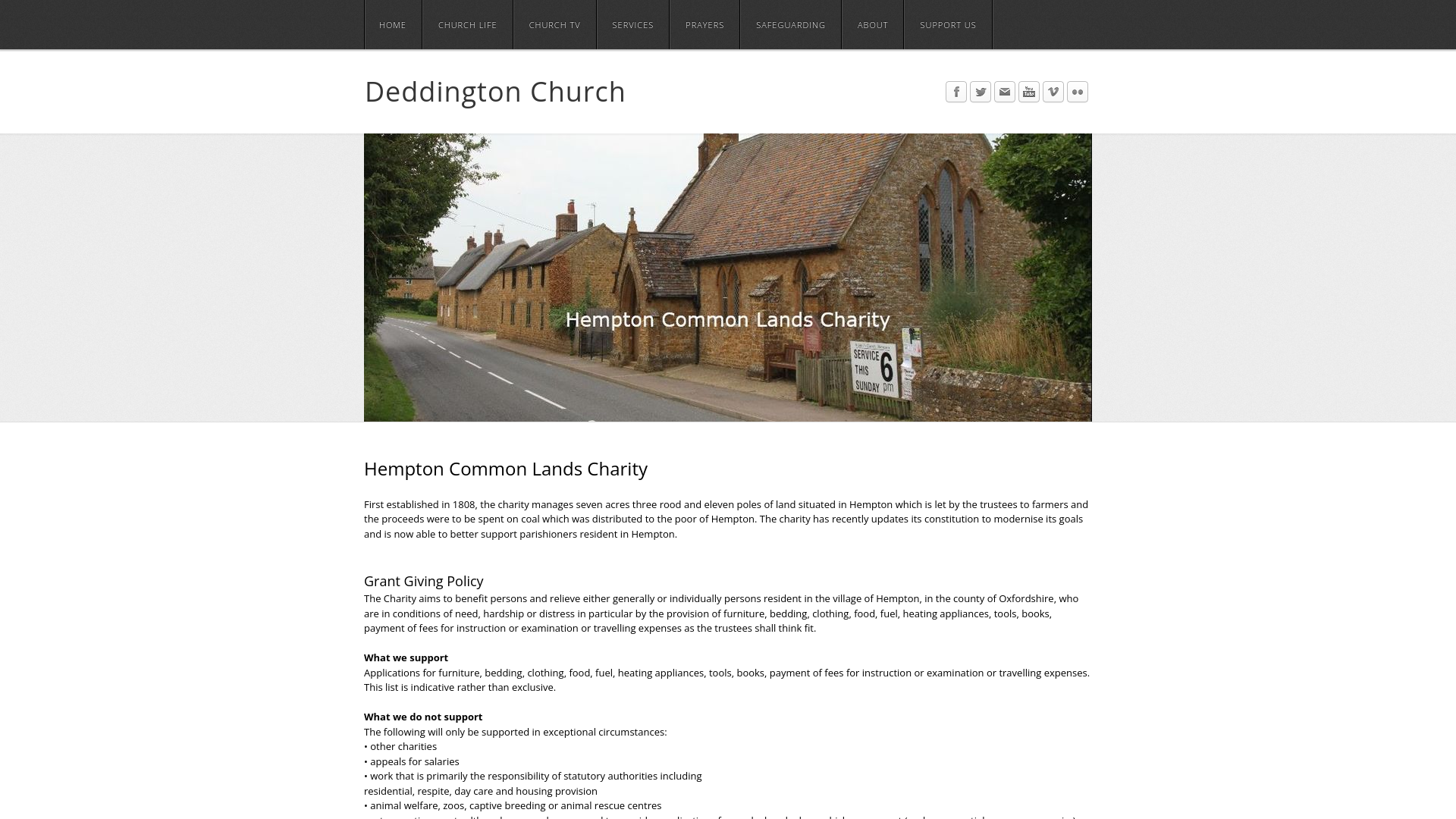 Website screenshot