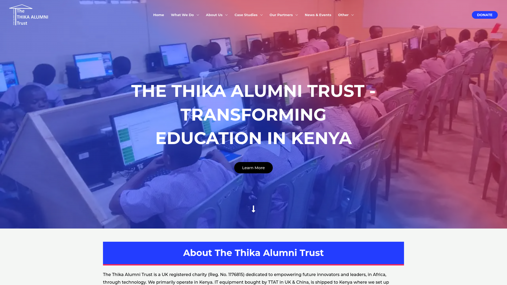 Website screenshot
