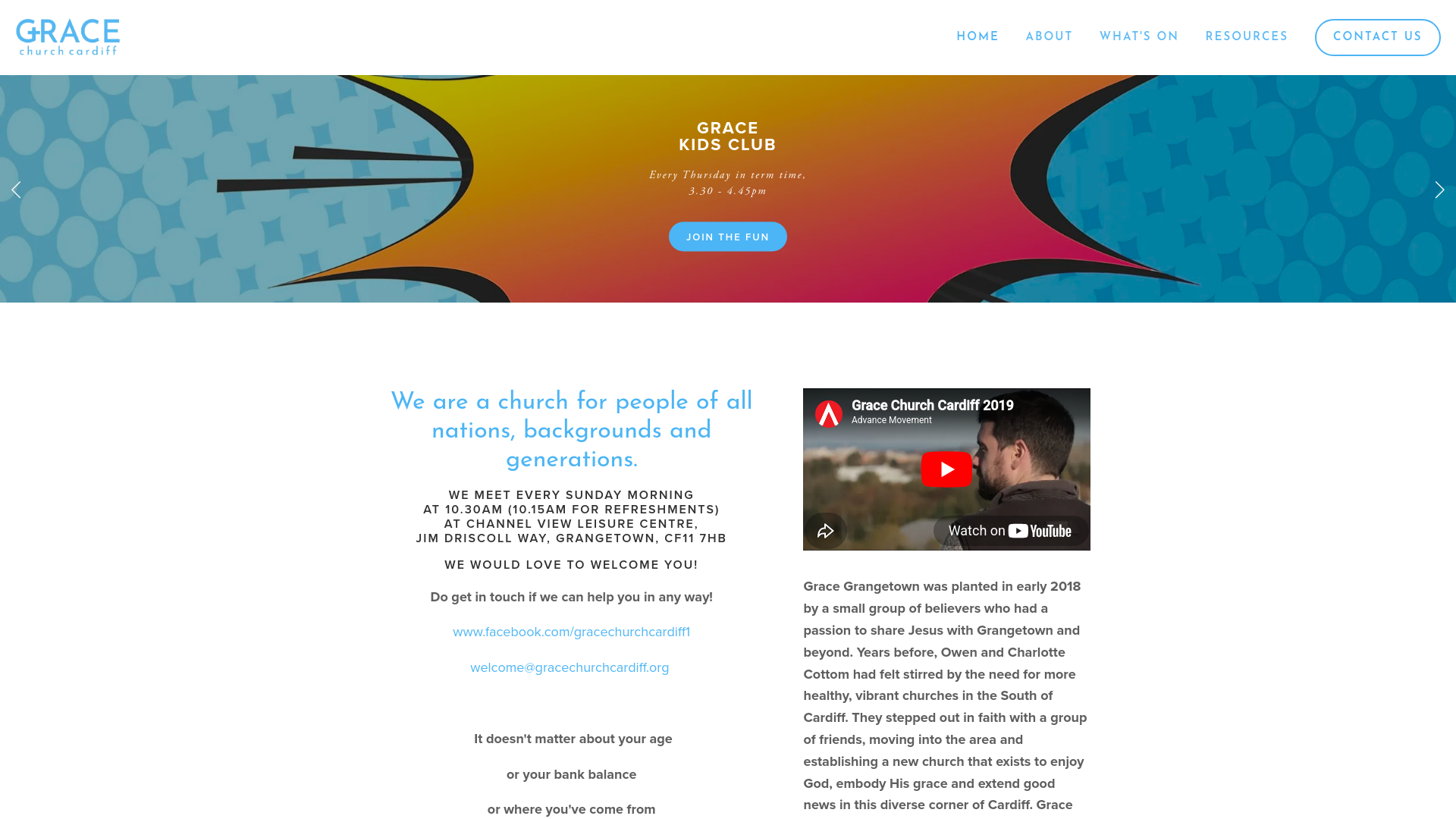 Website screenshot