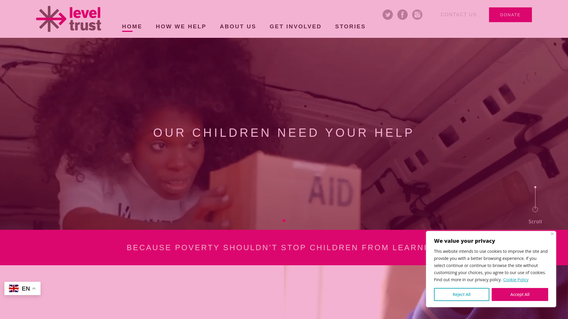 Website screenshot