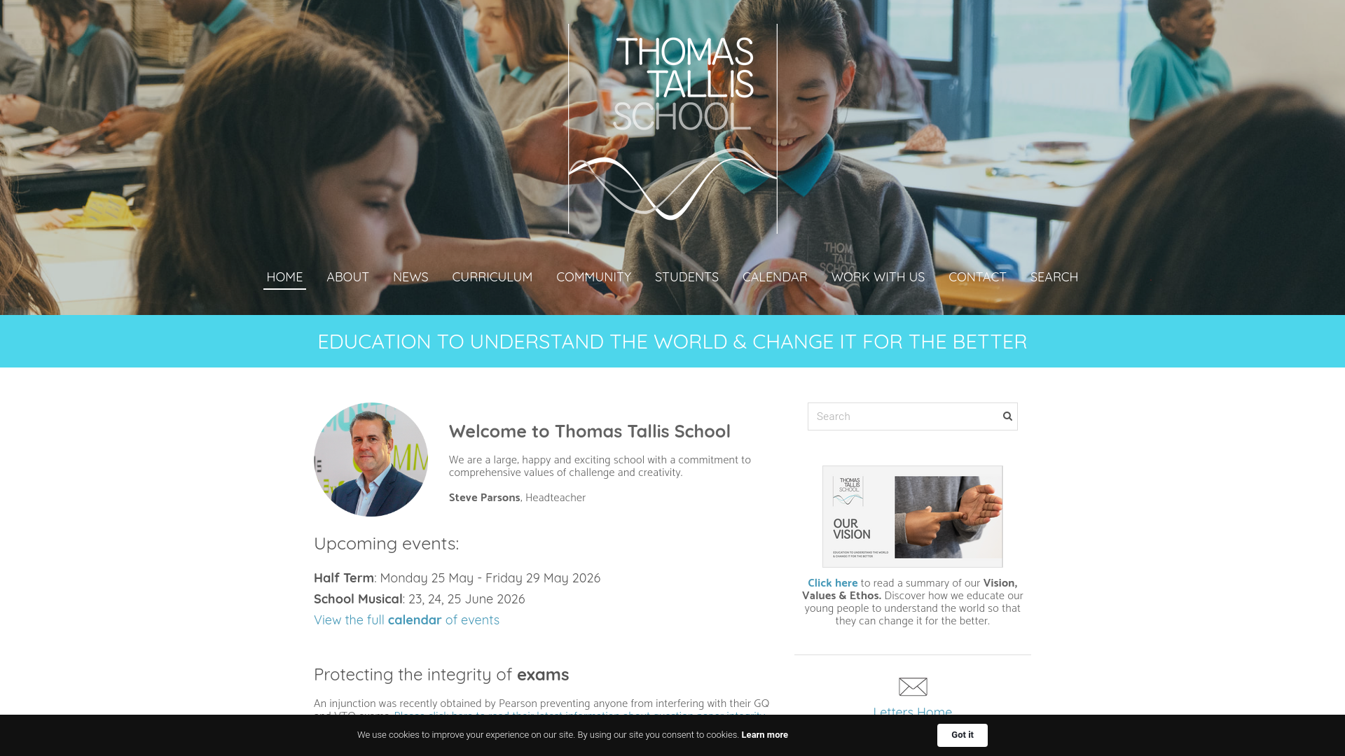 Website screenshot