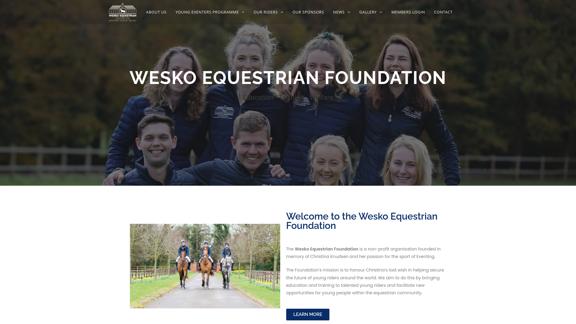 Website screenshot