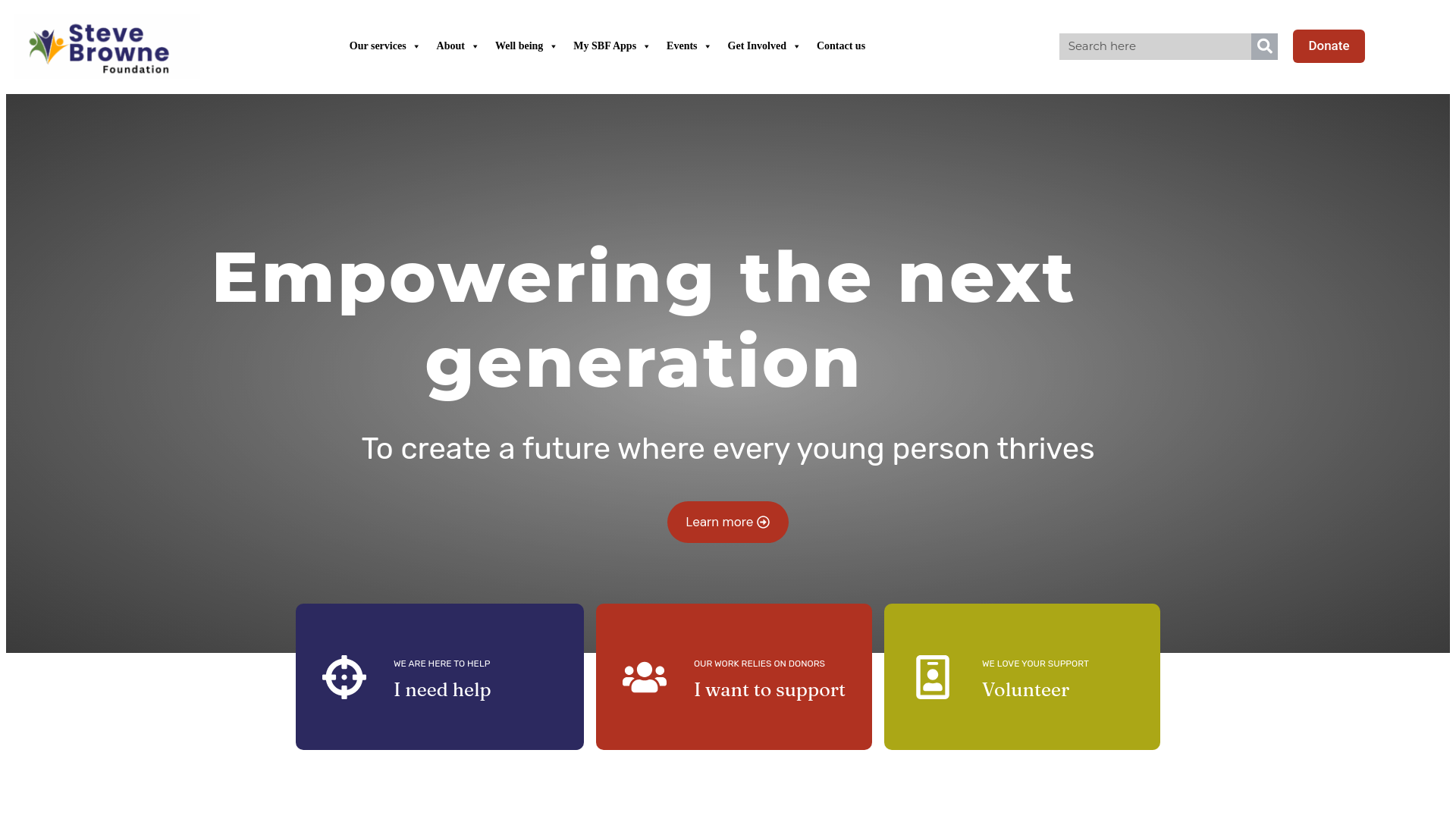 Website screenshot