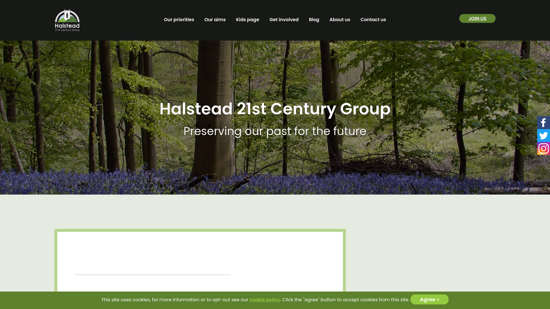 Website screenshot