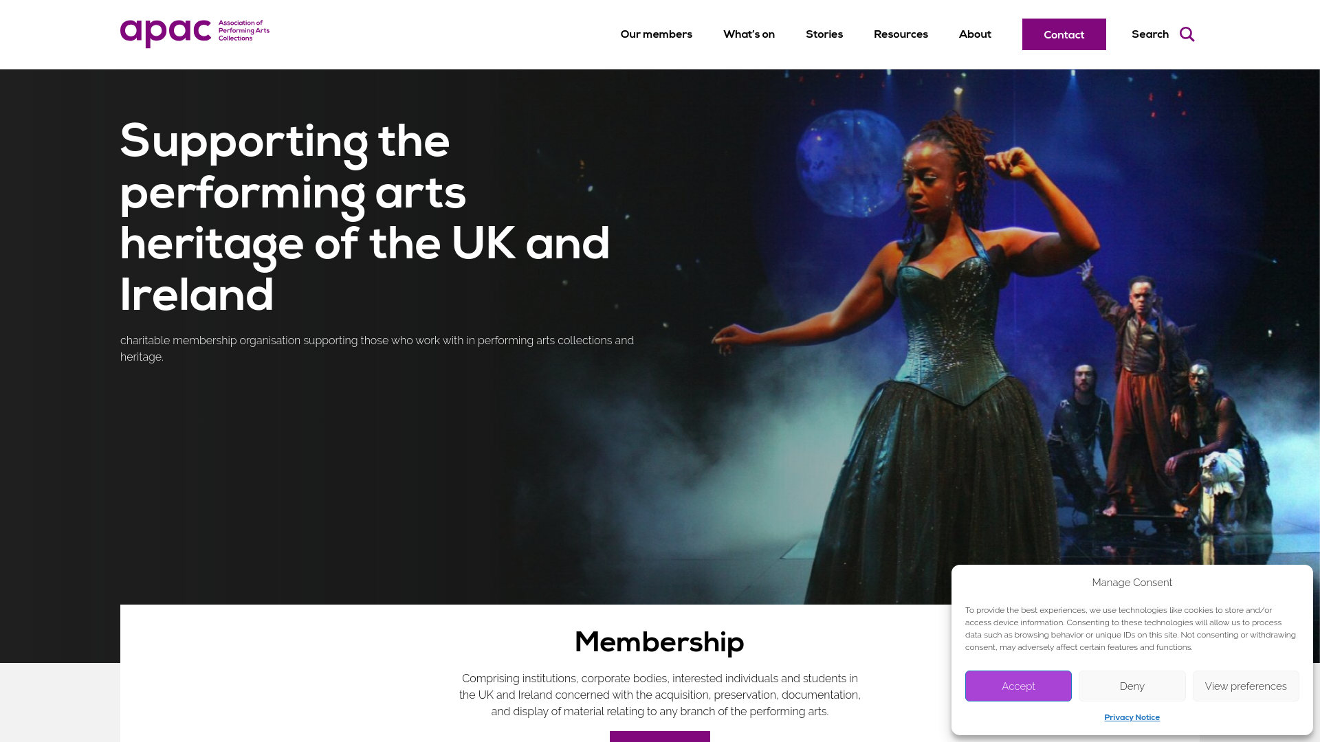 Website screenshot