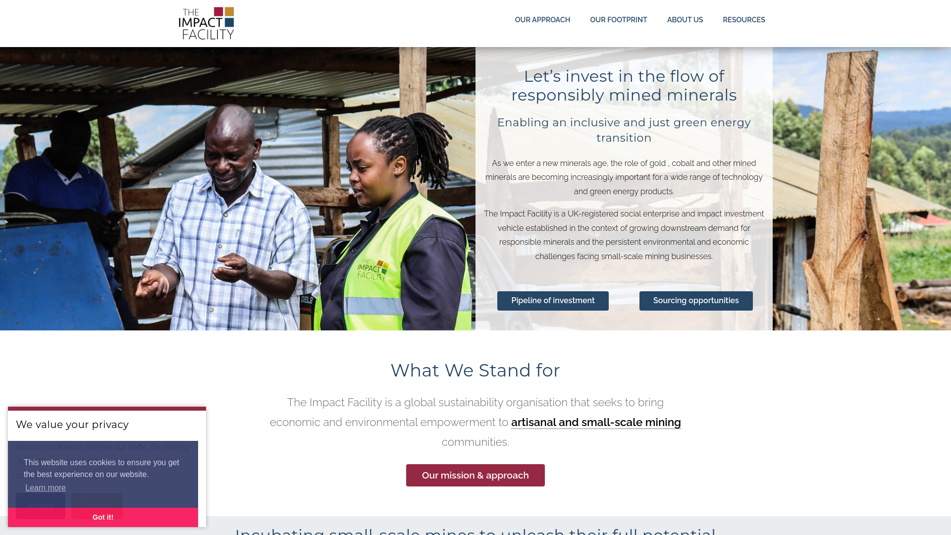 Website screenshot