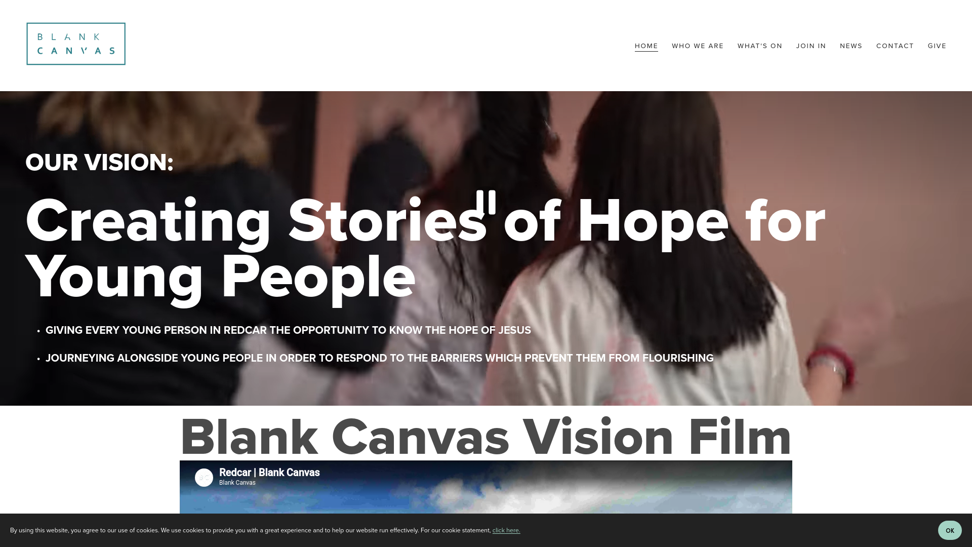 Website screenshot