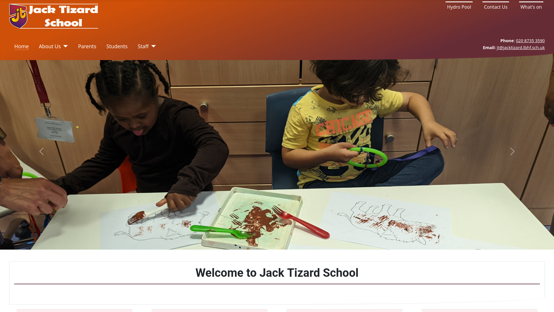 Website screenshot