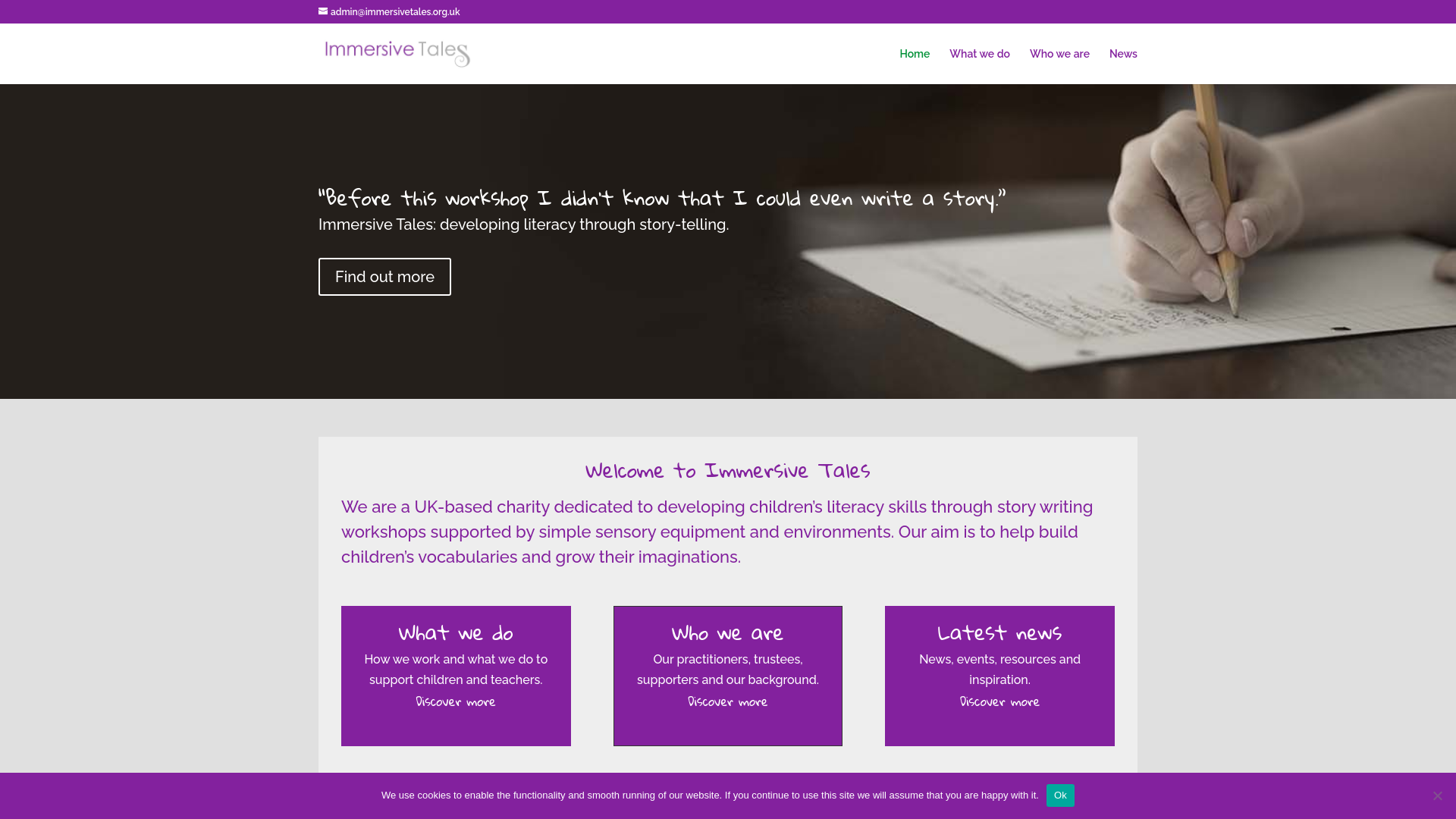 Website screenshot