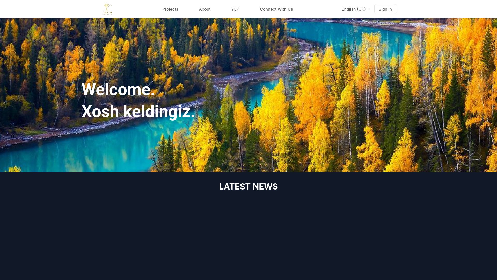 Website screenshot