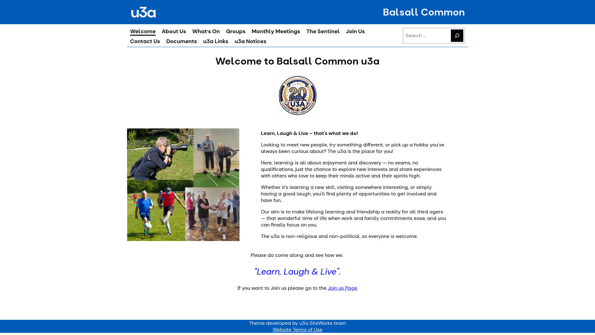 Website screenshot