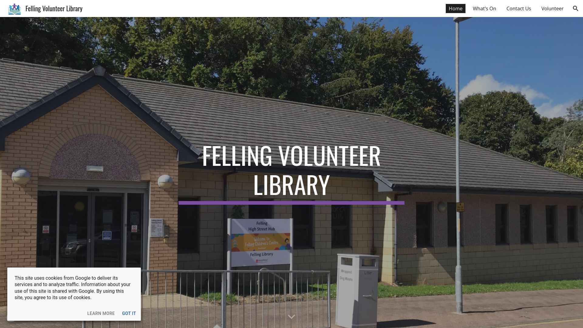 Website screenshot