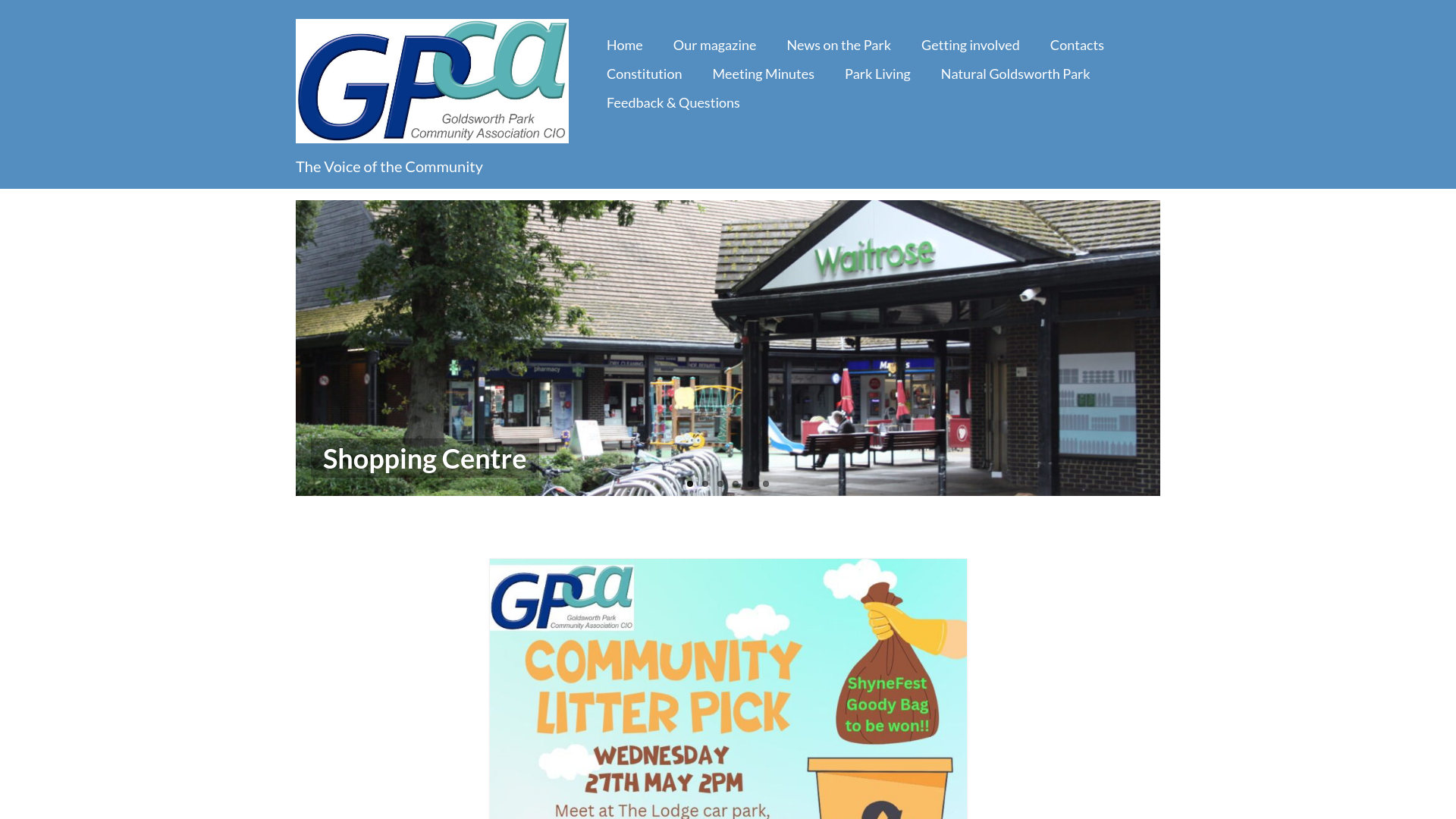Website screenshot