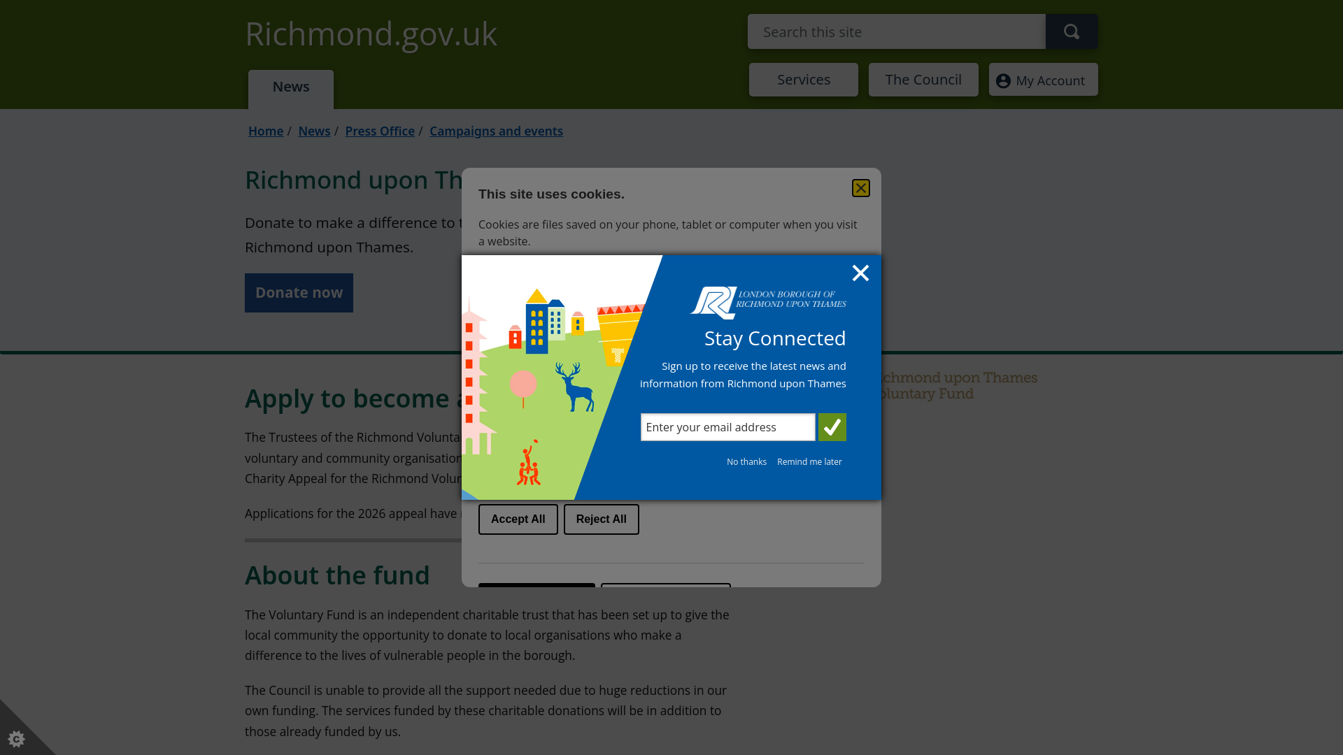 Website screenshot