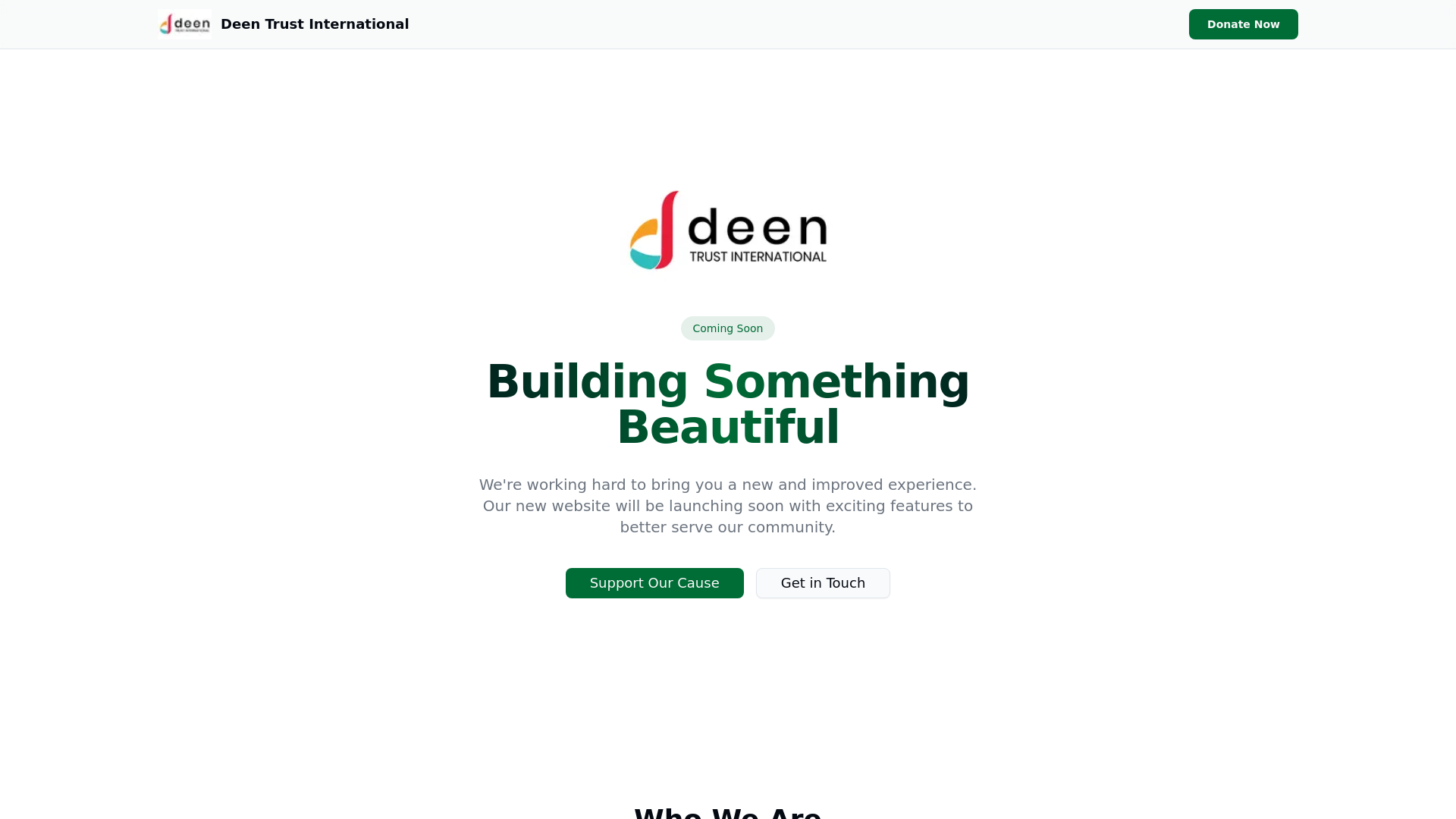Website screenshot