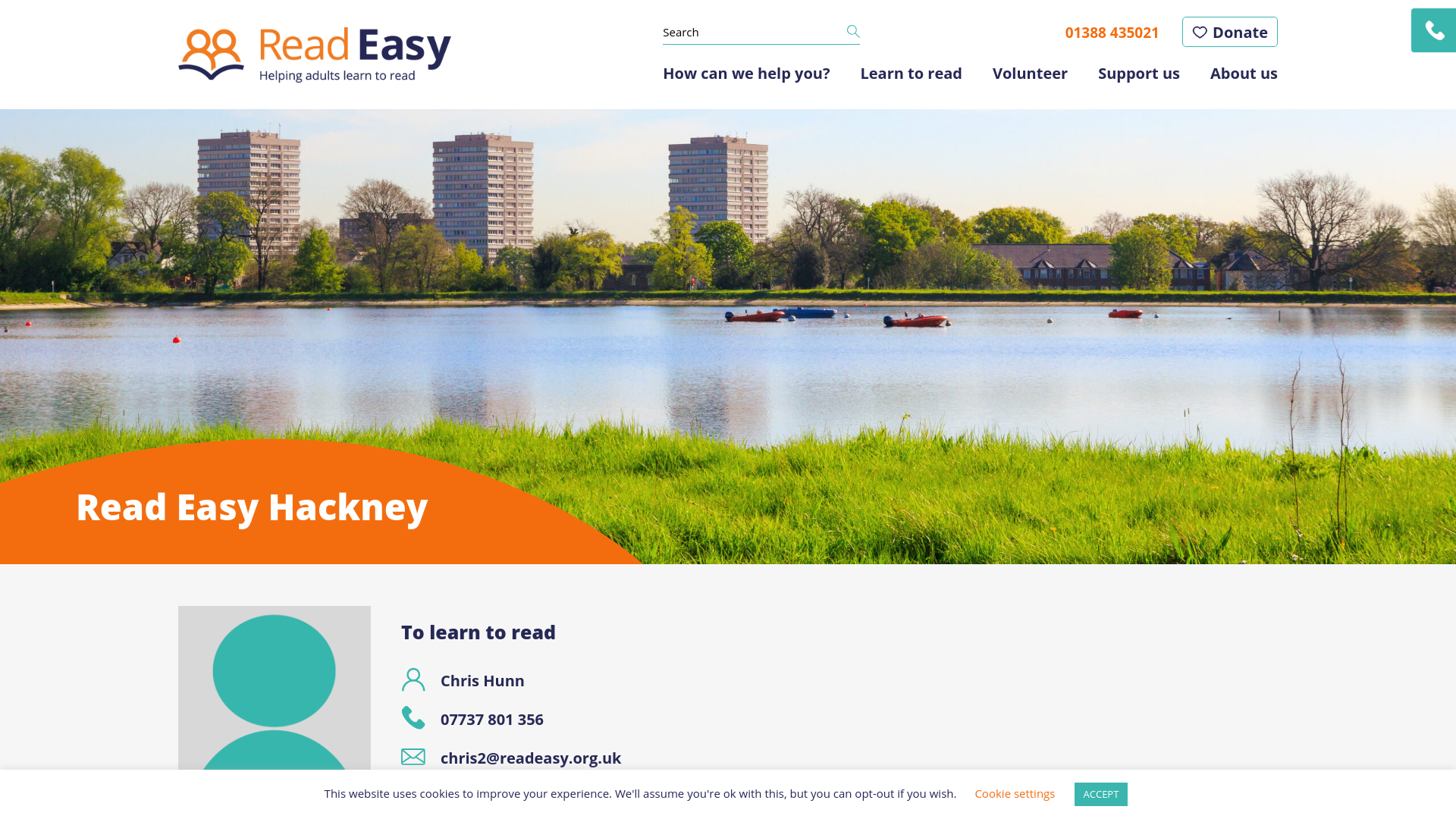 Website screenshot