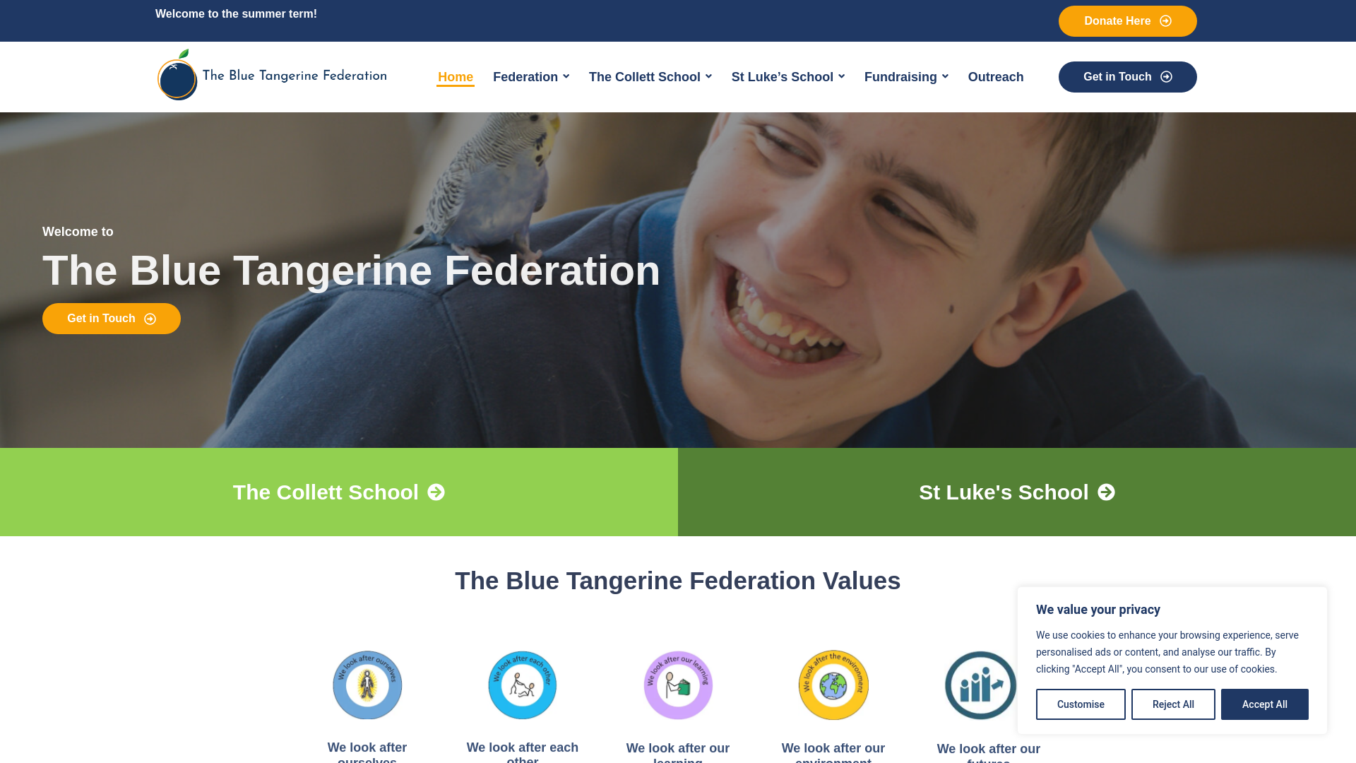 Website screenshot