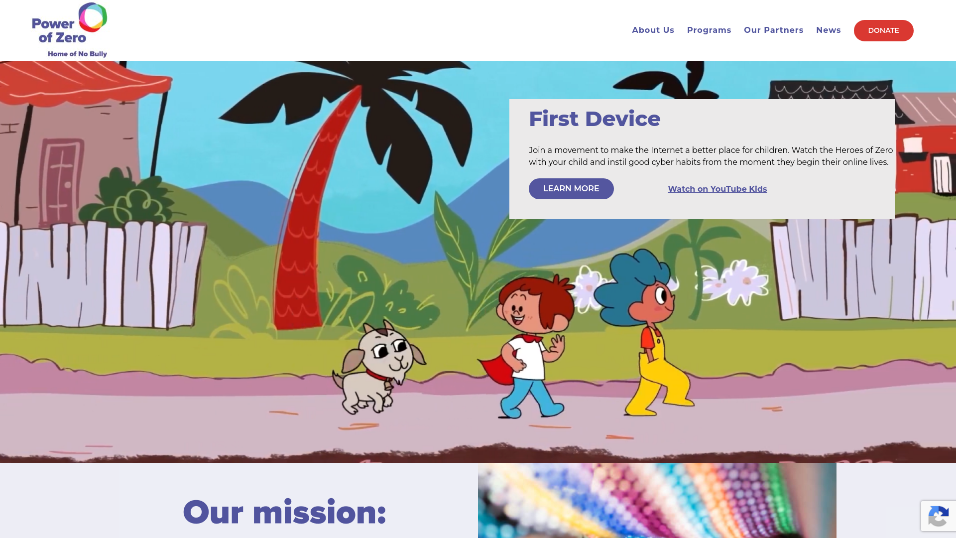 Website screenshot