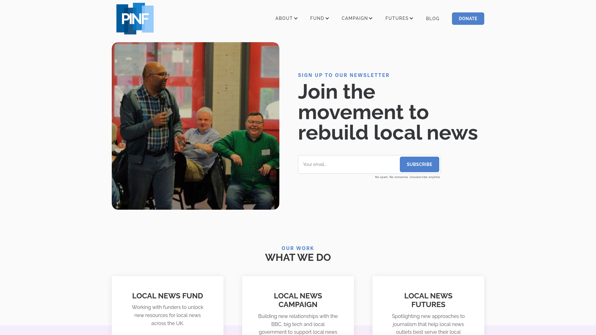 Website screenshot