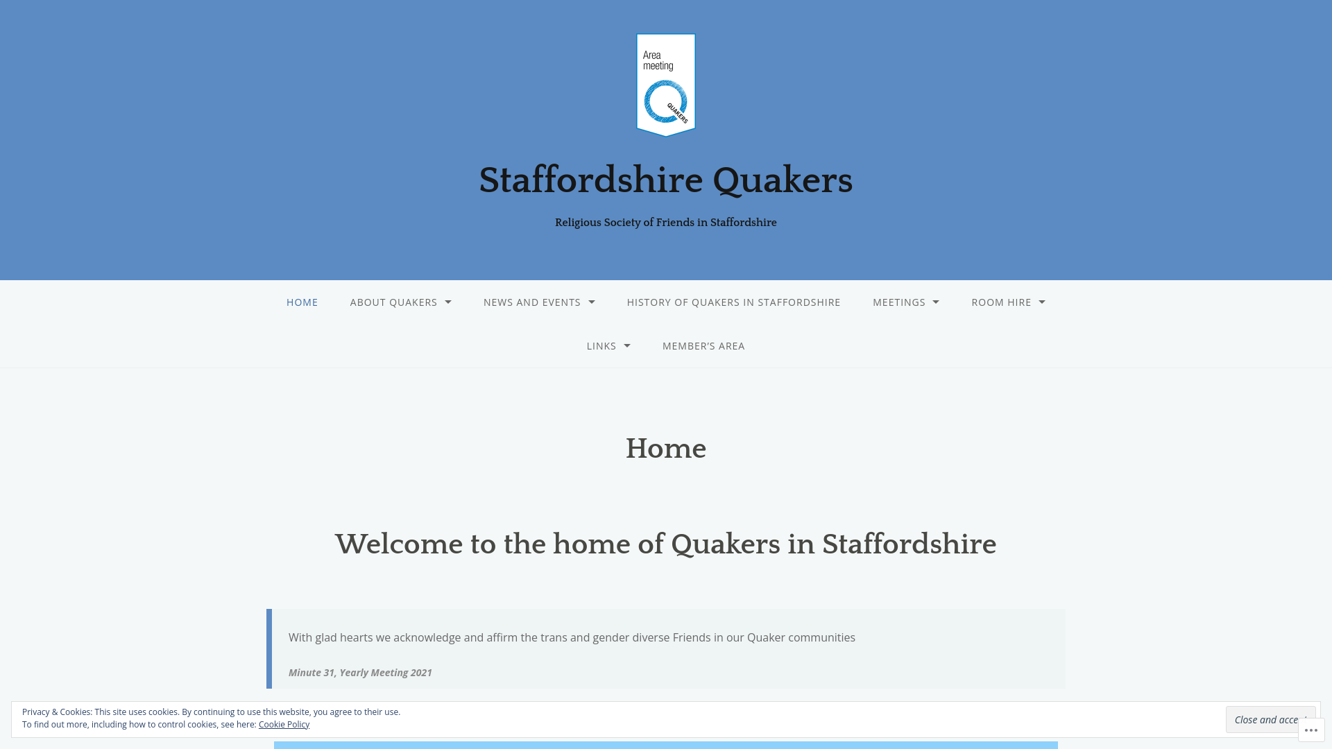 Website screenshot