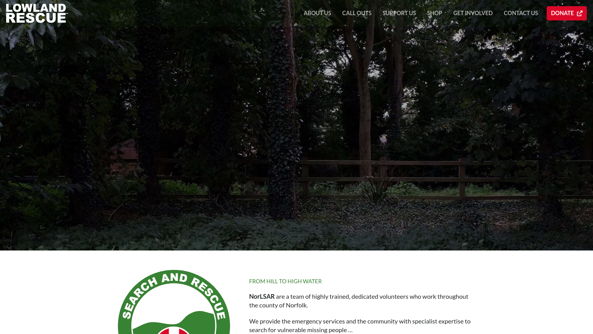Website screenshot