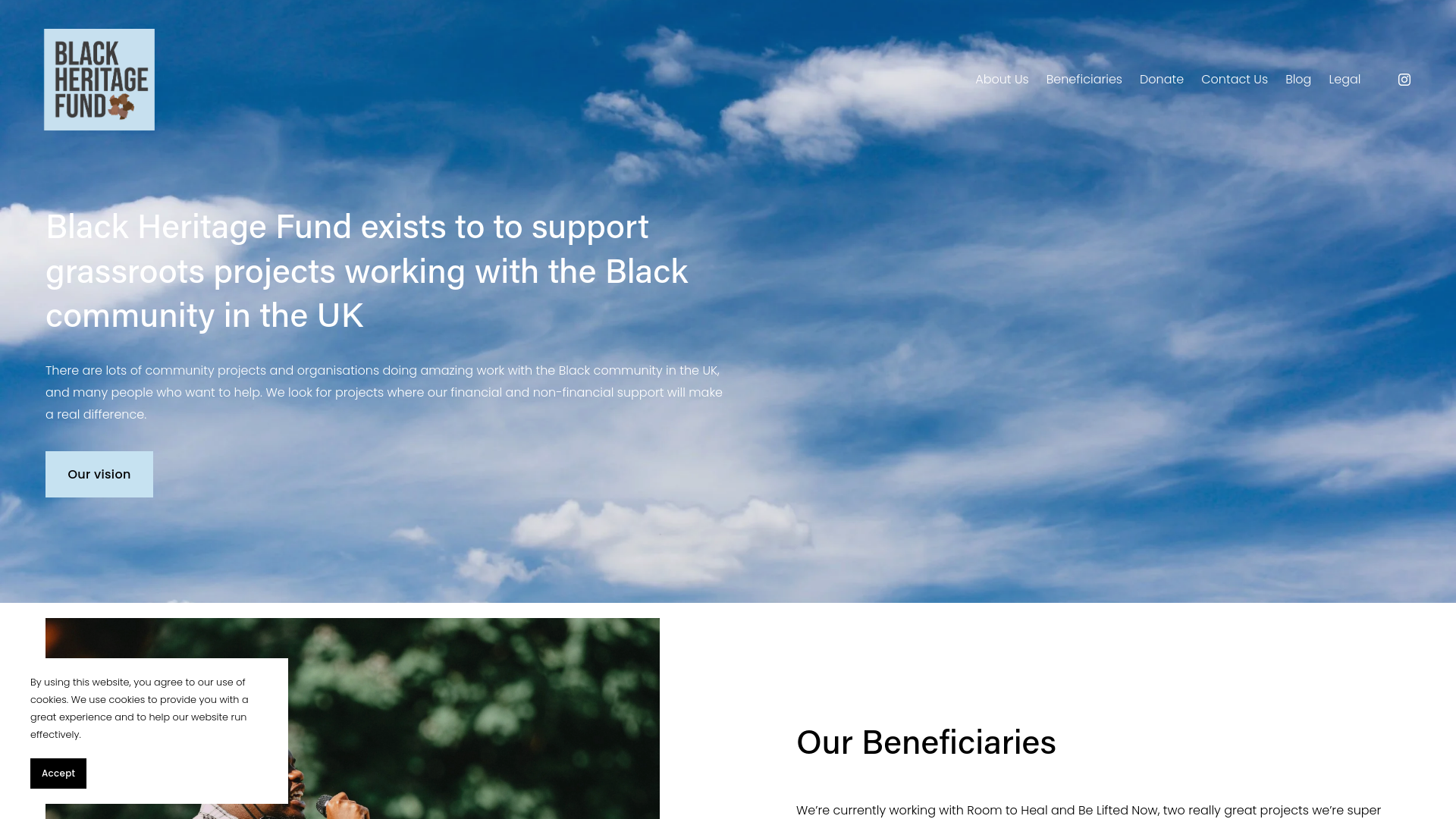 Website screenshot