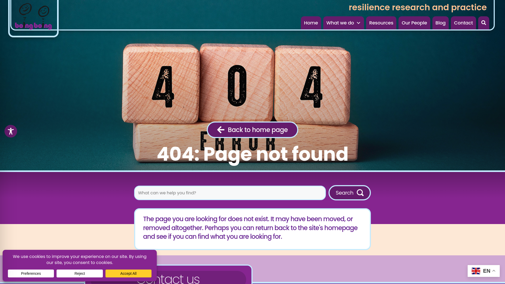 Website screenshot