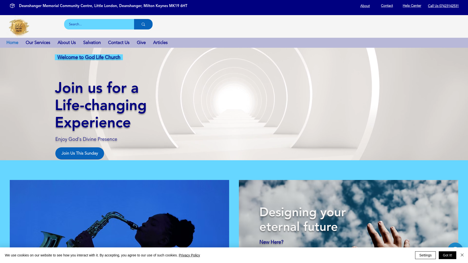 Website screenshot