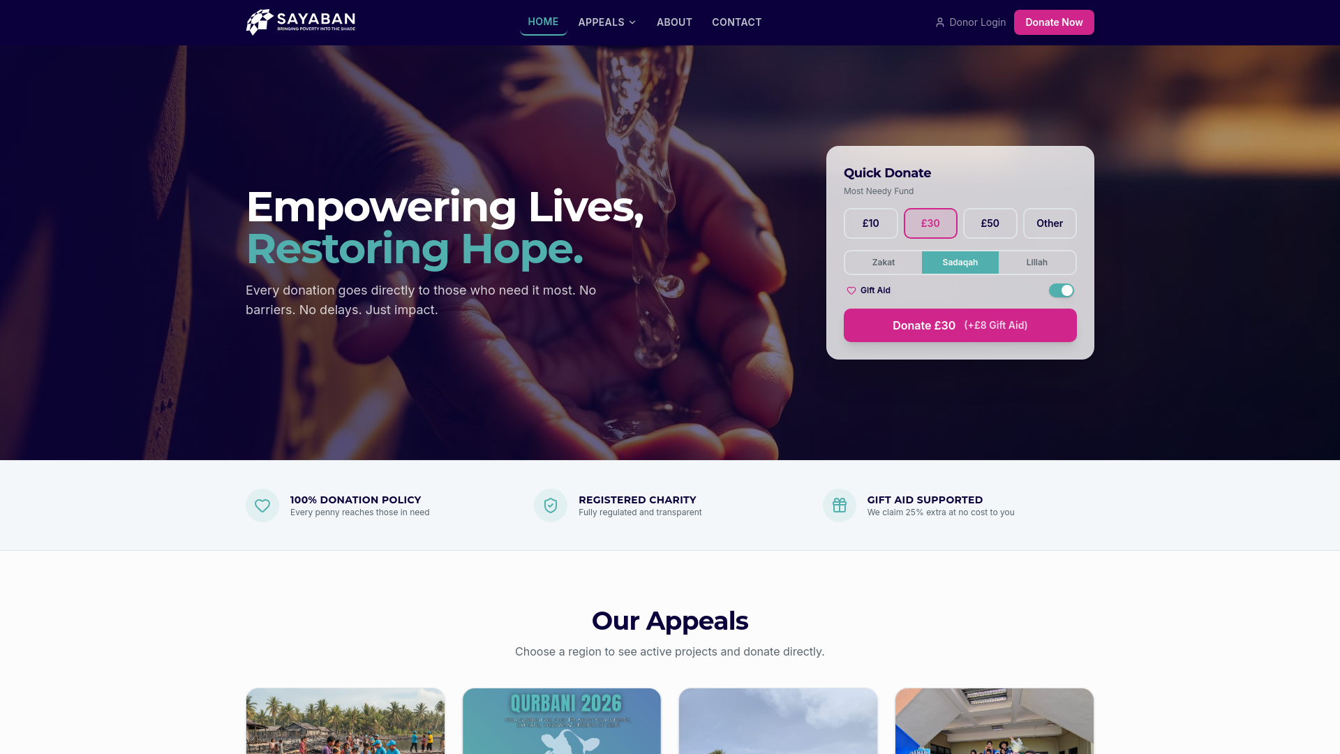 Website screenshot